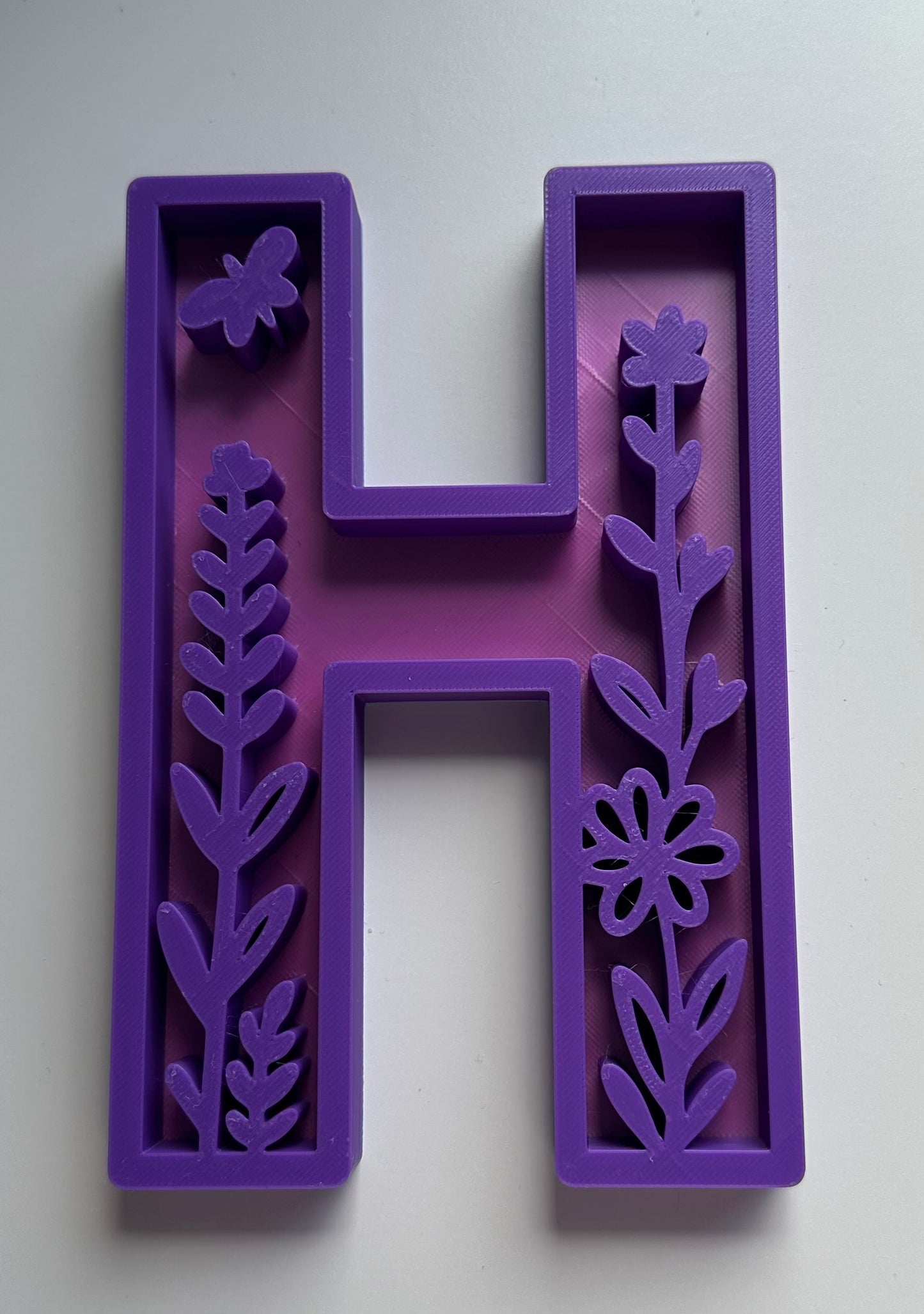 Custom Letter- Flower