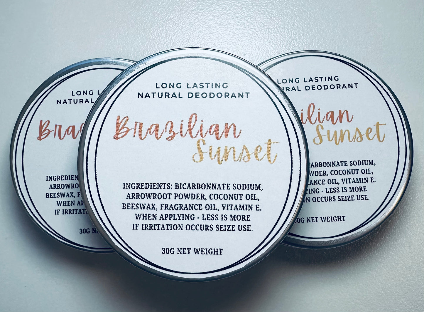 Natural Deodorant