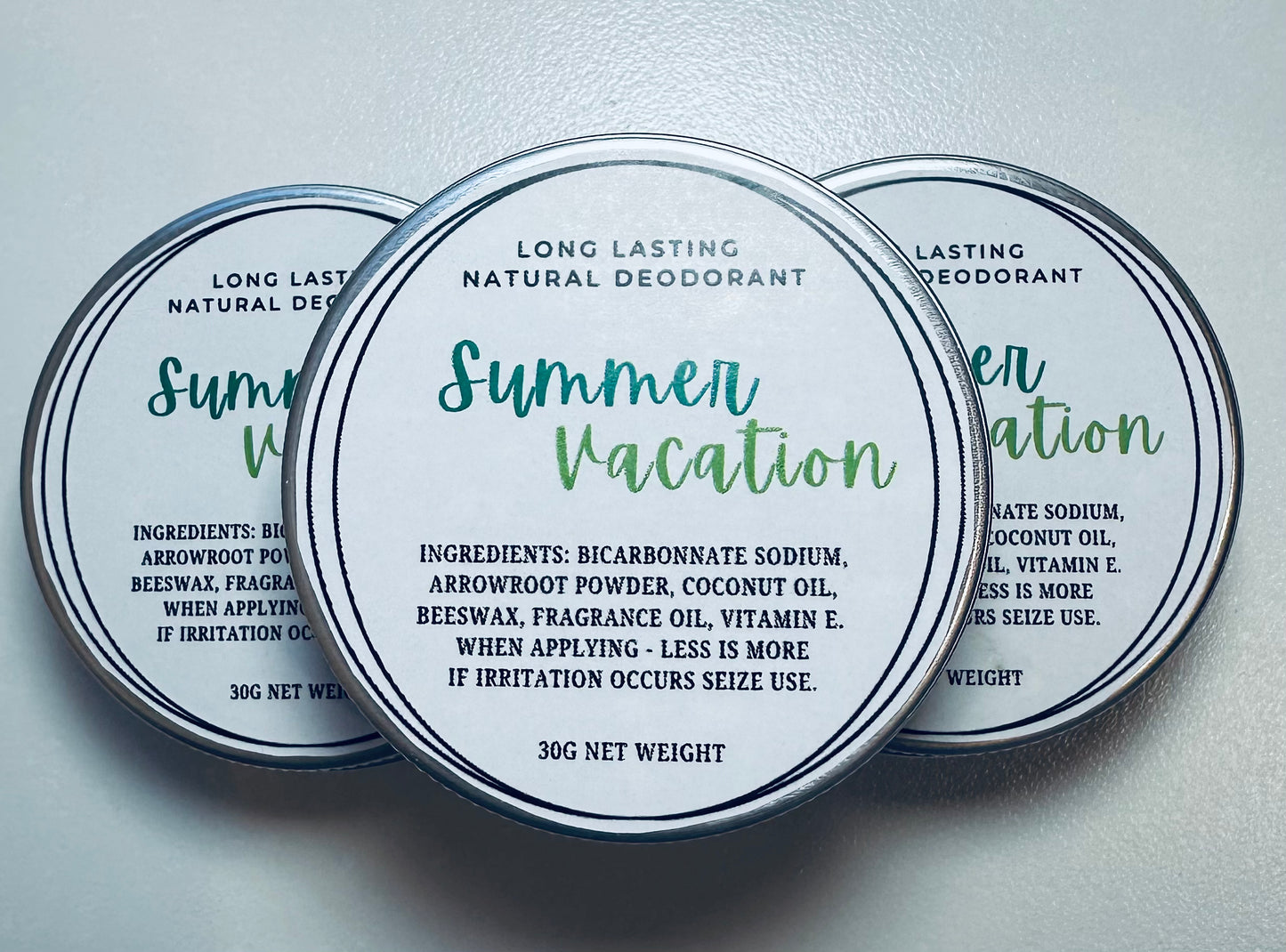 Natural Deodorant